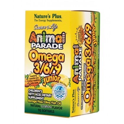 NATURE'S PLUS Animal Parade Omega 3 6 9 Junior 90tabs